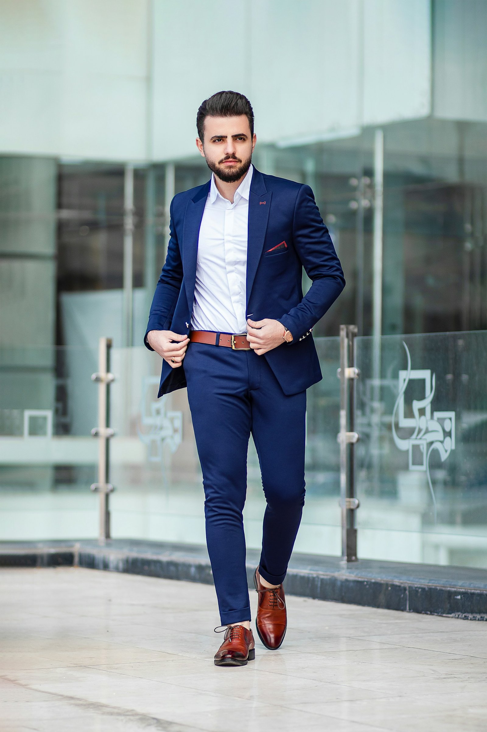 Man wearing a layered tailored look